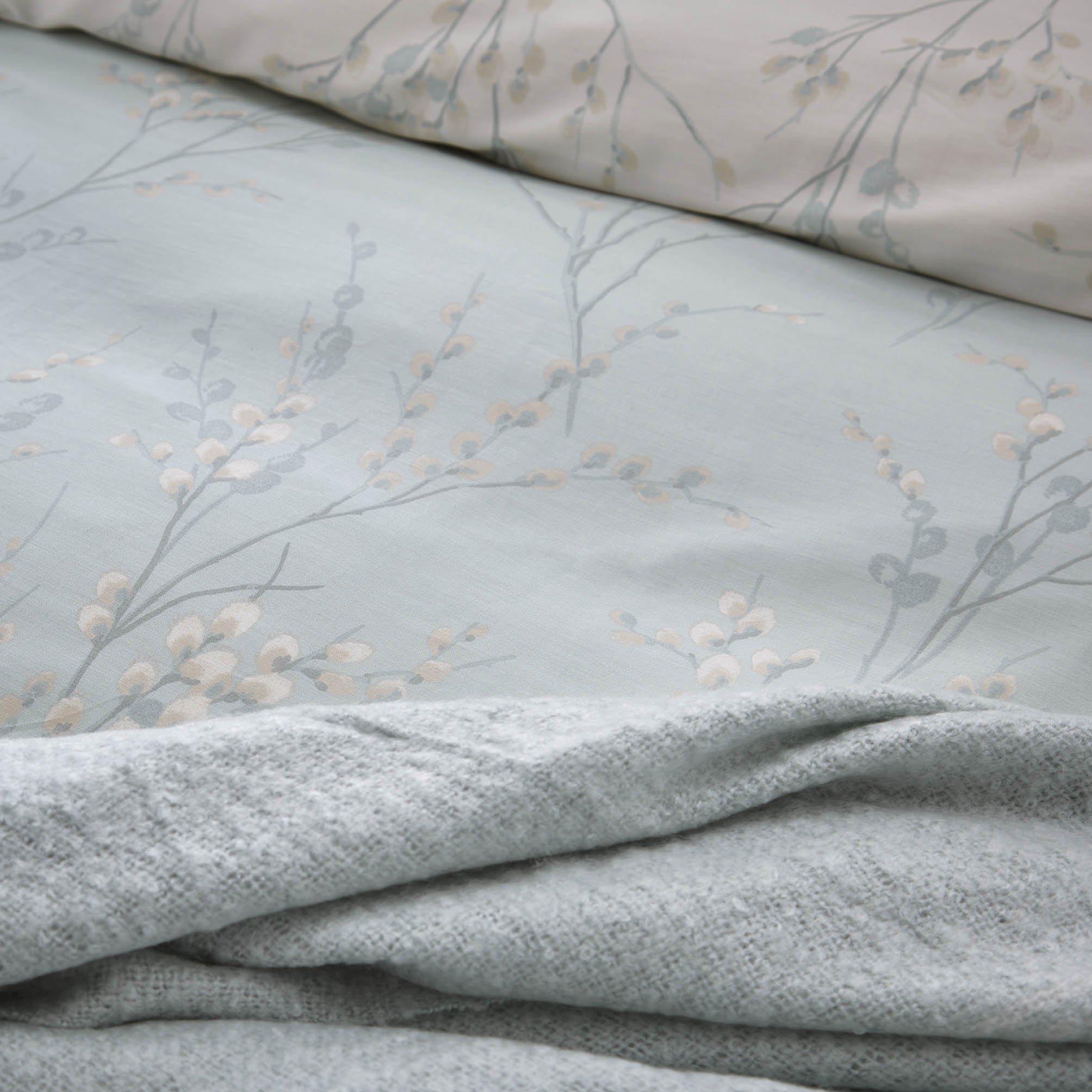 Laura Ashley Pussy Willow Duvet Cover Set - Duck Egg