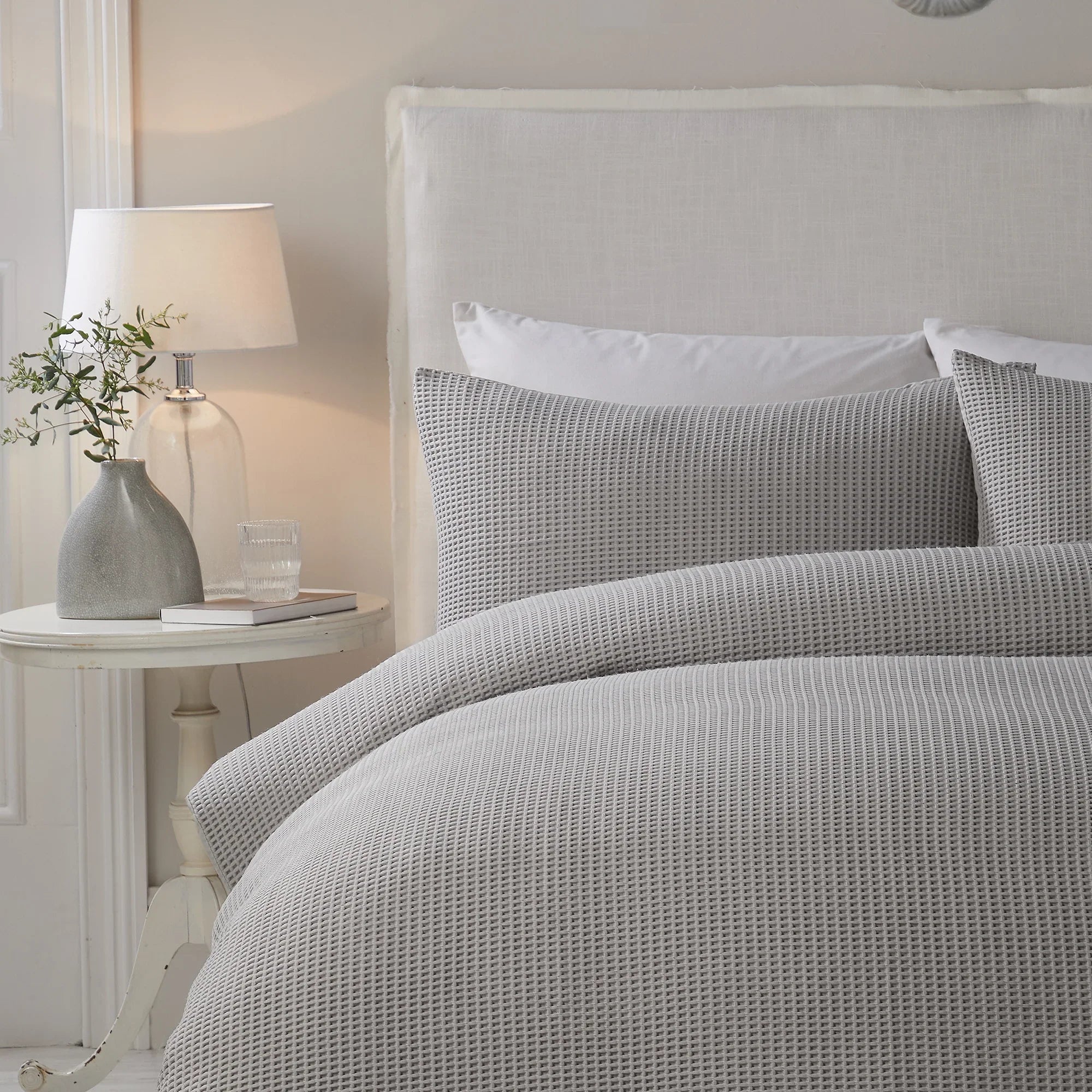 Serene Lindly Duvet Cover Set - Silver