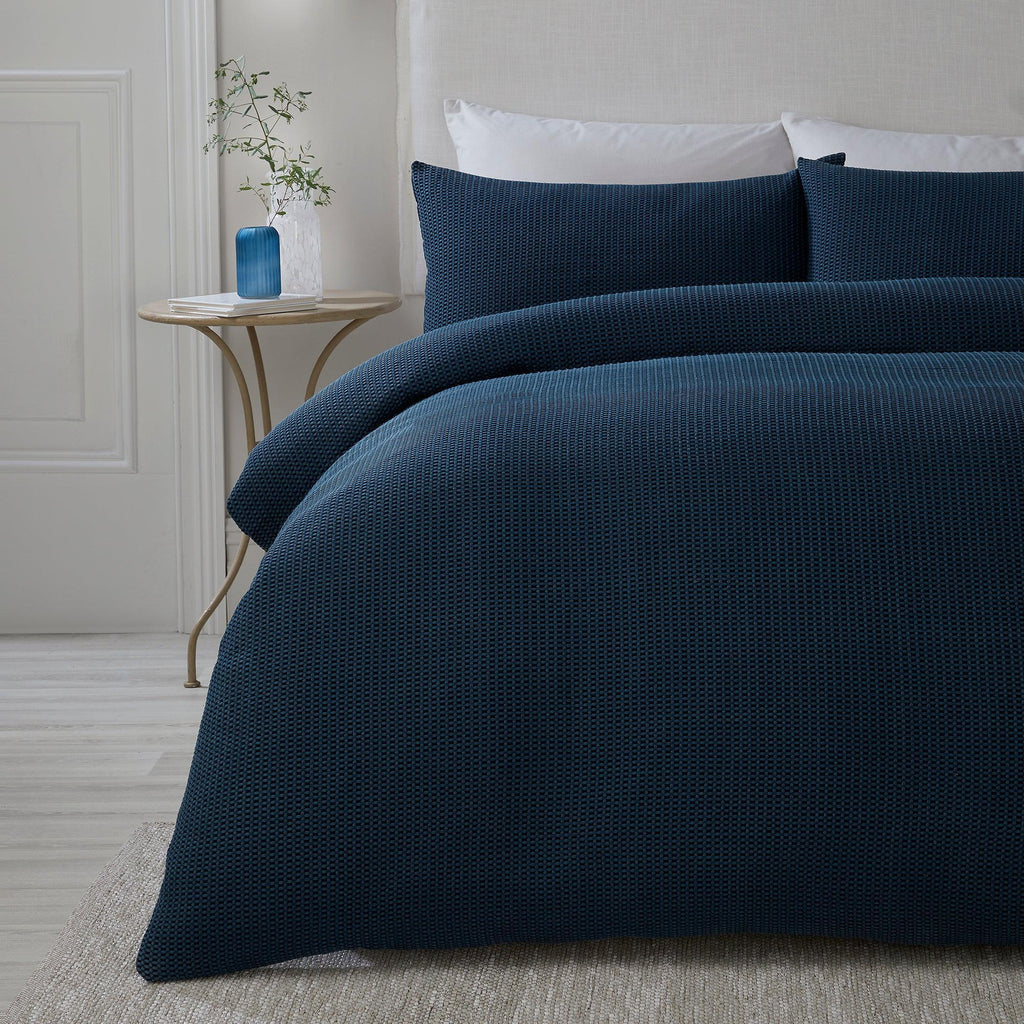 Serene Lindly Duvet Cover Set - Navy