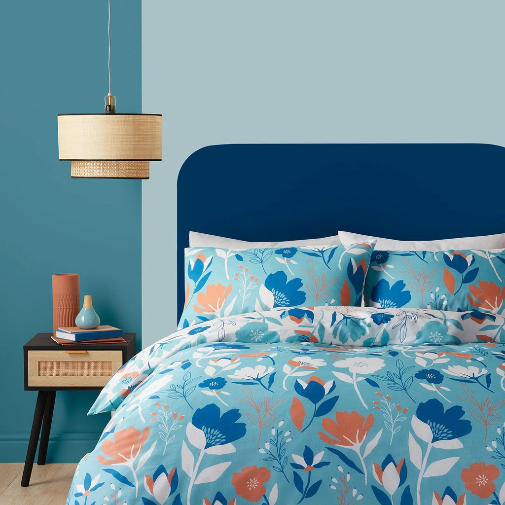 Fusion Luna Duvet Cover Set - Duck Egg