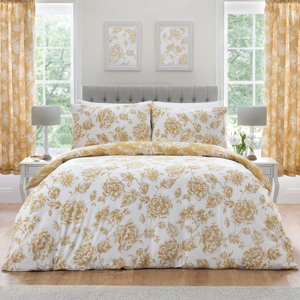 D & D Mishka Duvet Cover Set - Gold