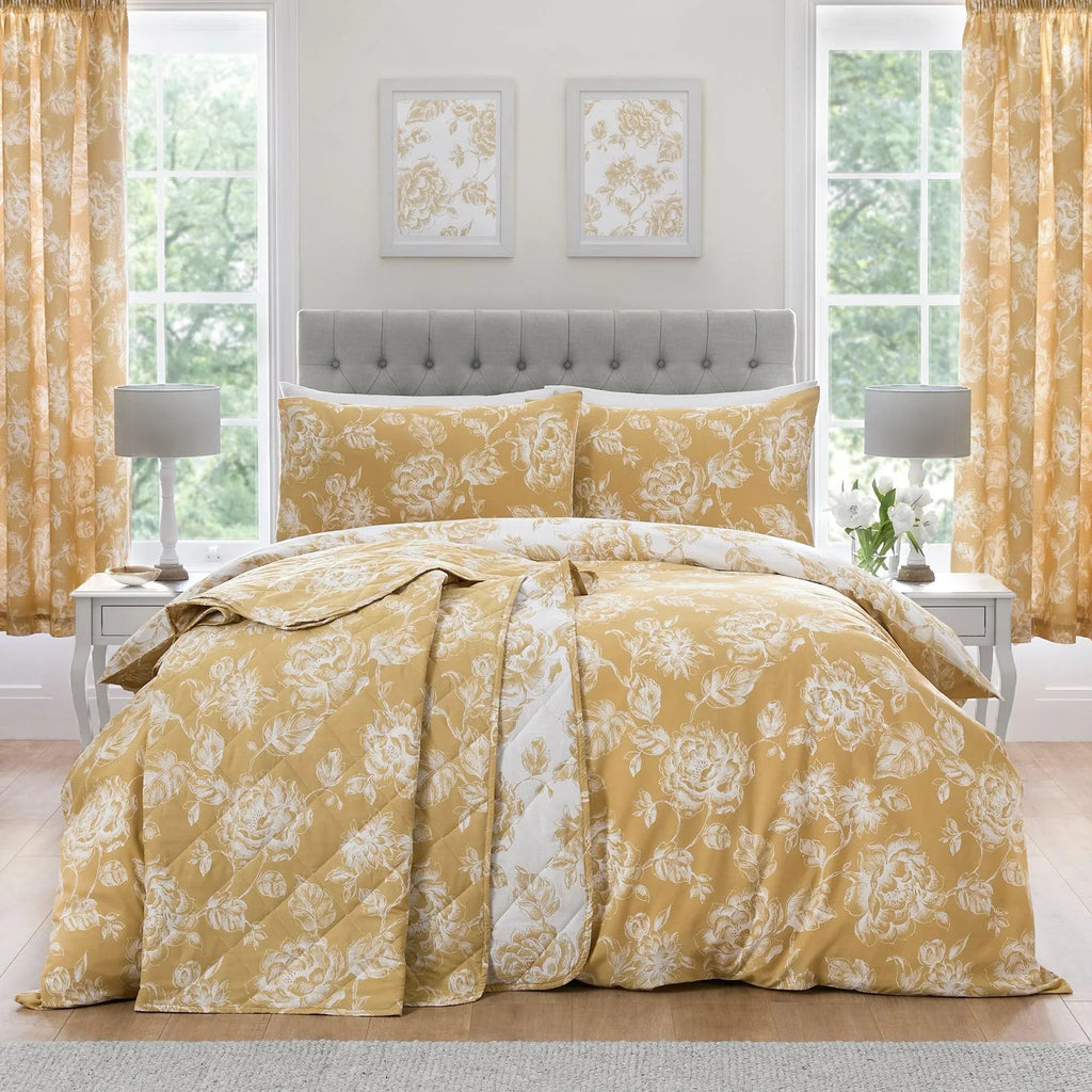 D & D Mishka Duvet Cover Set - Gold