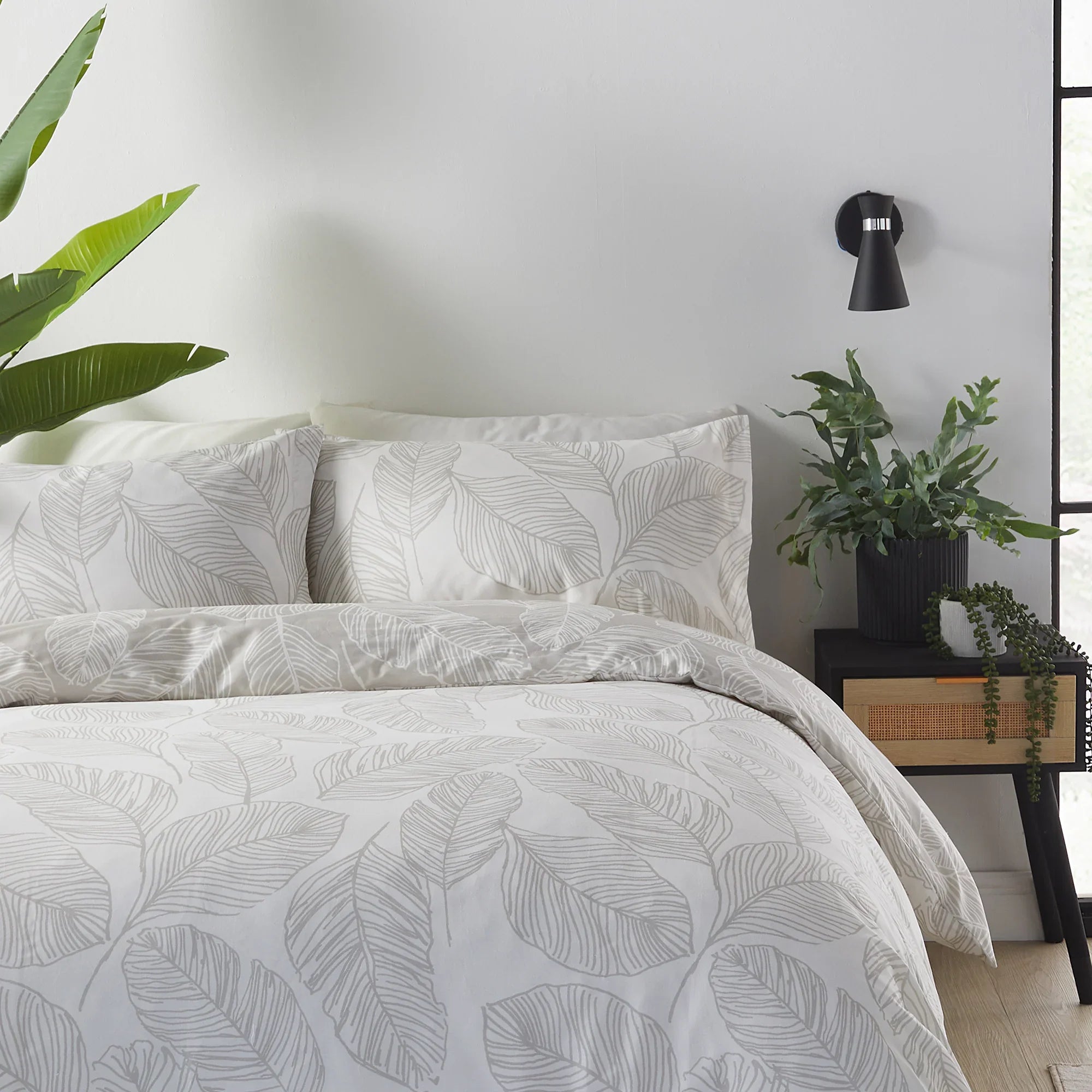 Fusion Matteo Duvet Cover Set - Natural