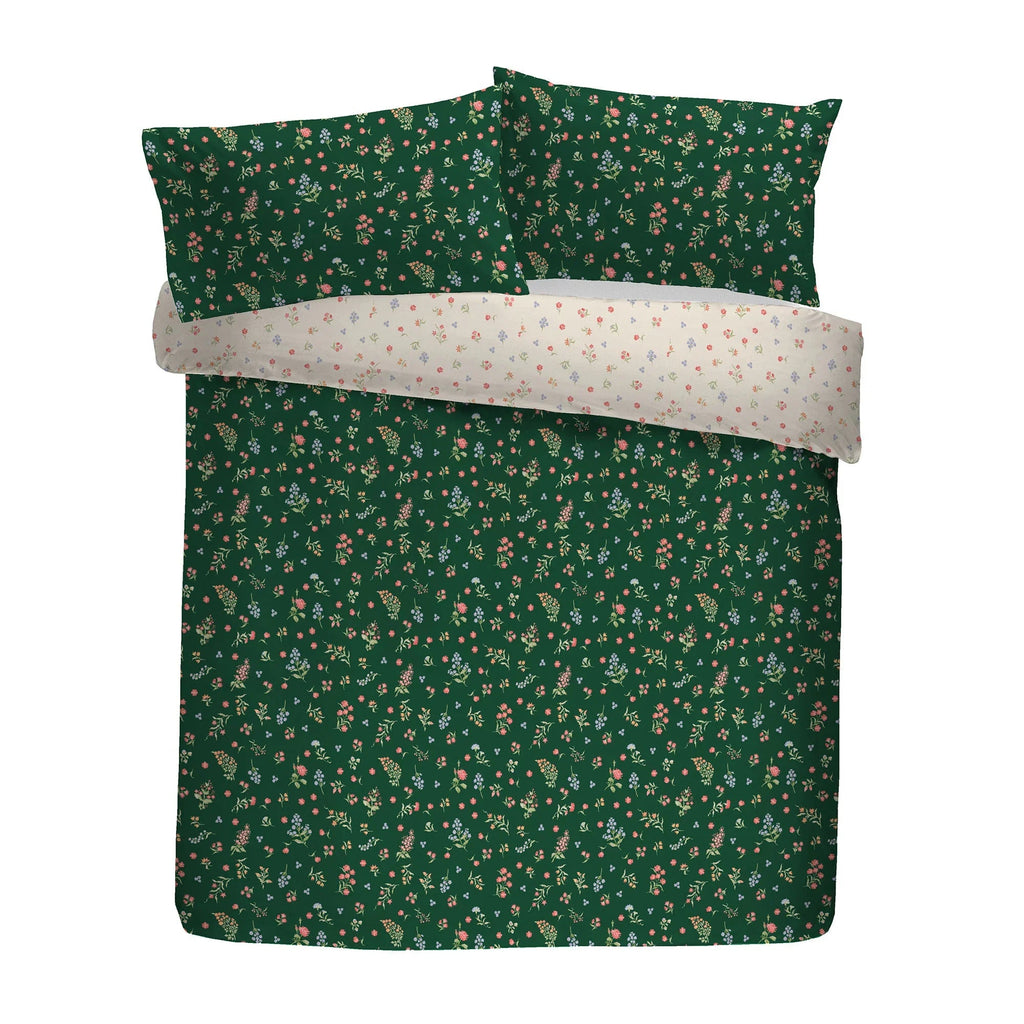 Fusion Nelly Textured Duvet Cover Set - Green