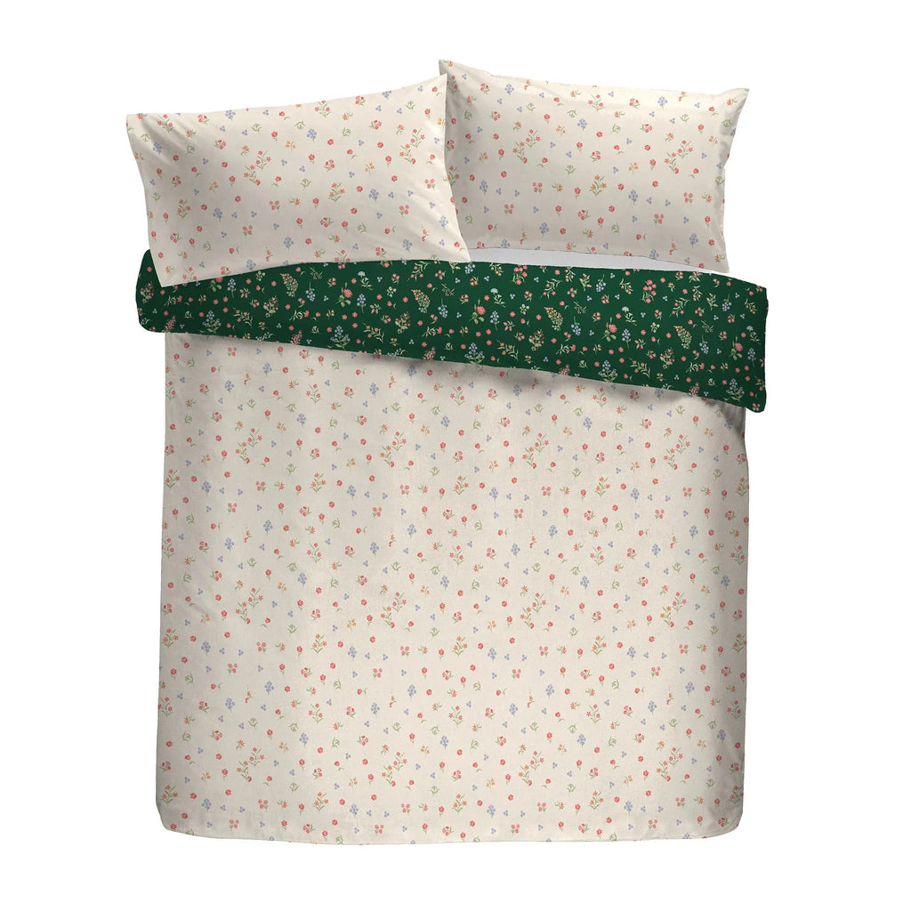 Fusion Nelly Textured Duvet Cover Set - Green
