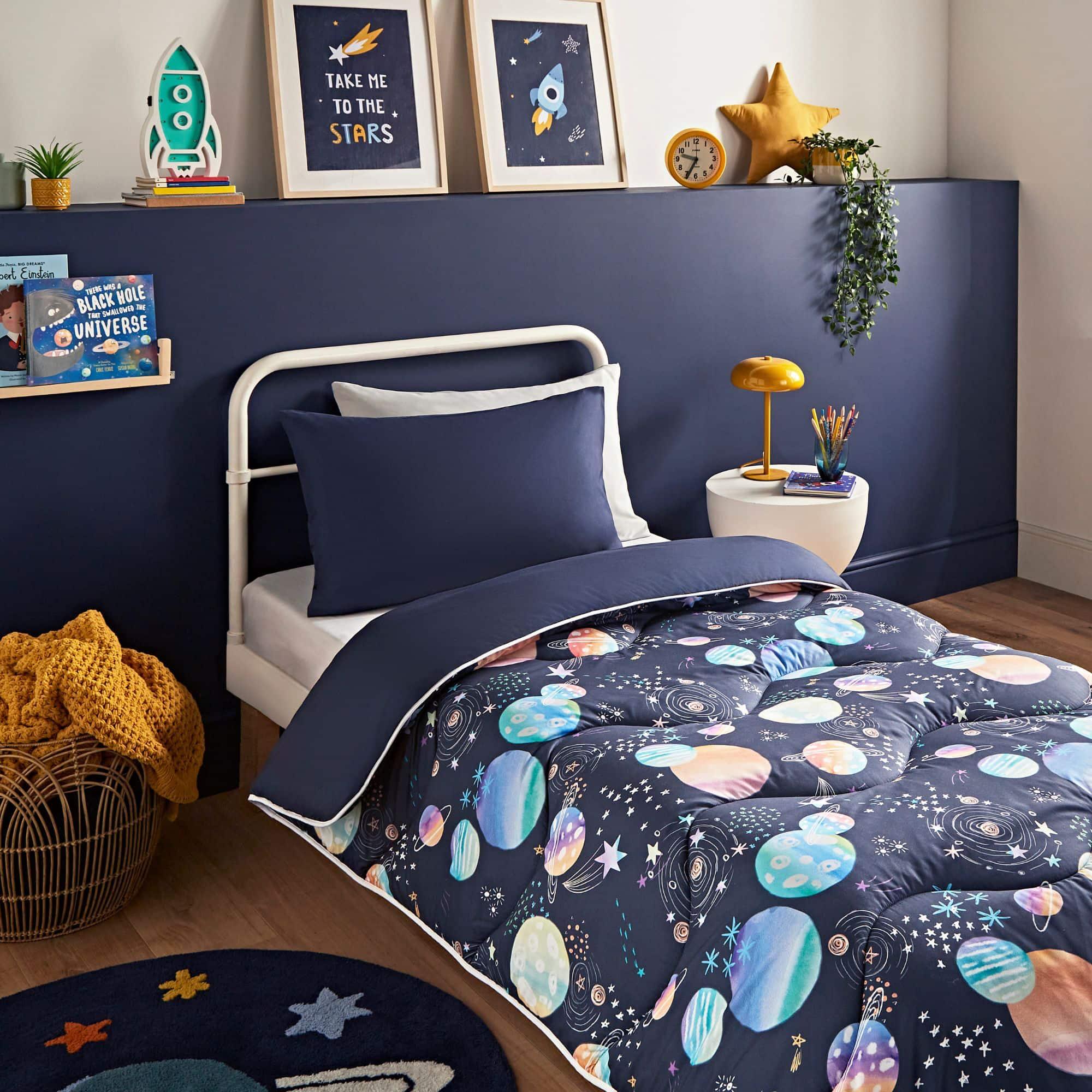 Night Lark Kids® Coverless Duvet Set - Space Adventure