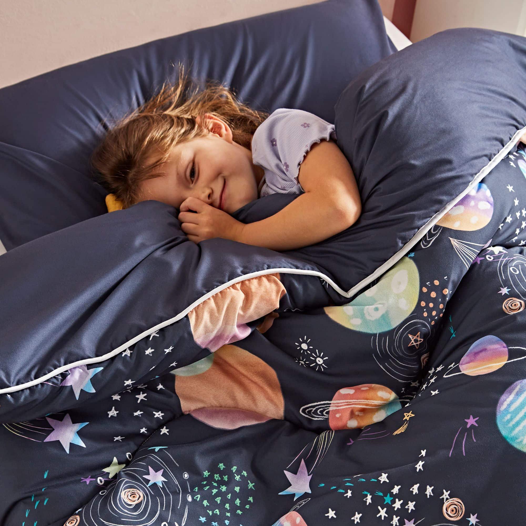 Night Lark Kids® Coverless Duvet Set - Space Adventure
