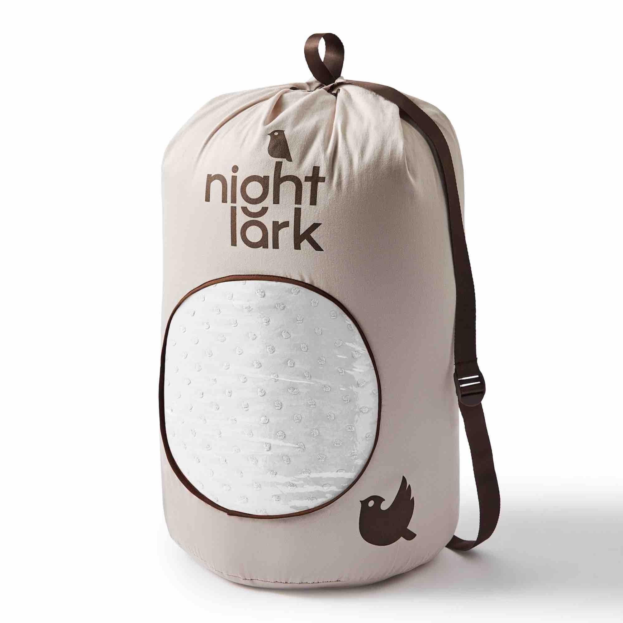 Night Lark Tufted Dots Coverless Duvet - White