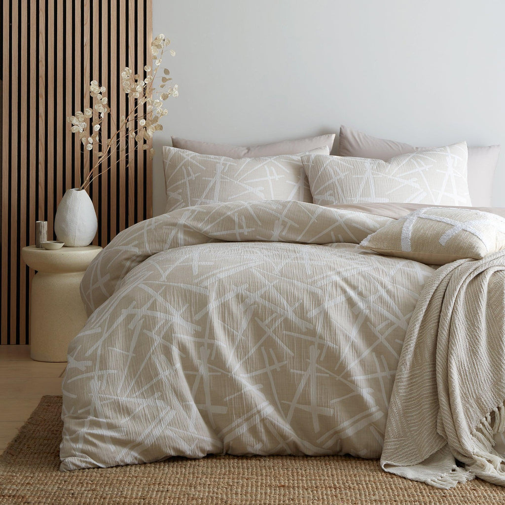 Appletree Loft Otto Duvet Cover Set - Natural
