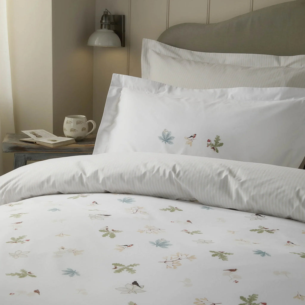 Sophie Allport Orchard Birds Duvet Cover Set - White