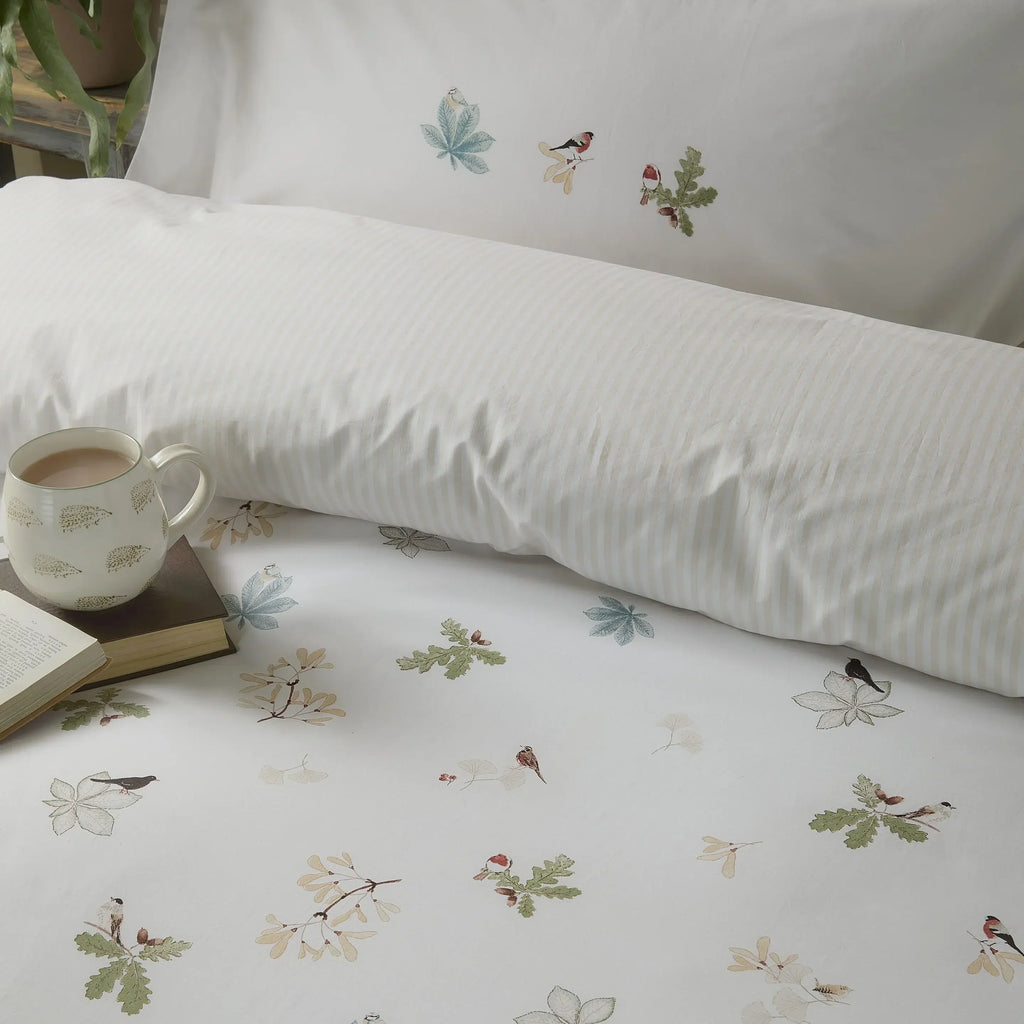 Sophie Allport Orchard Birds Duvet Cover Set - White