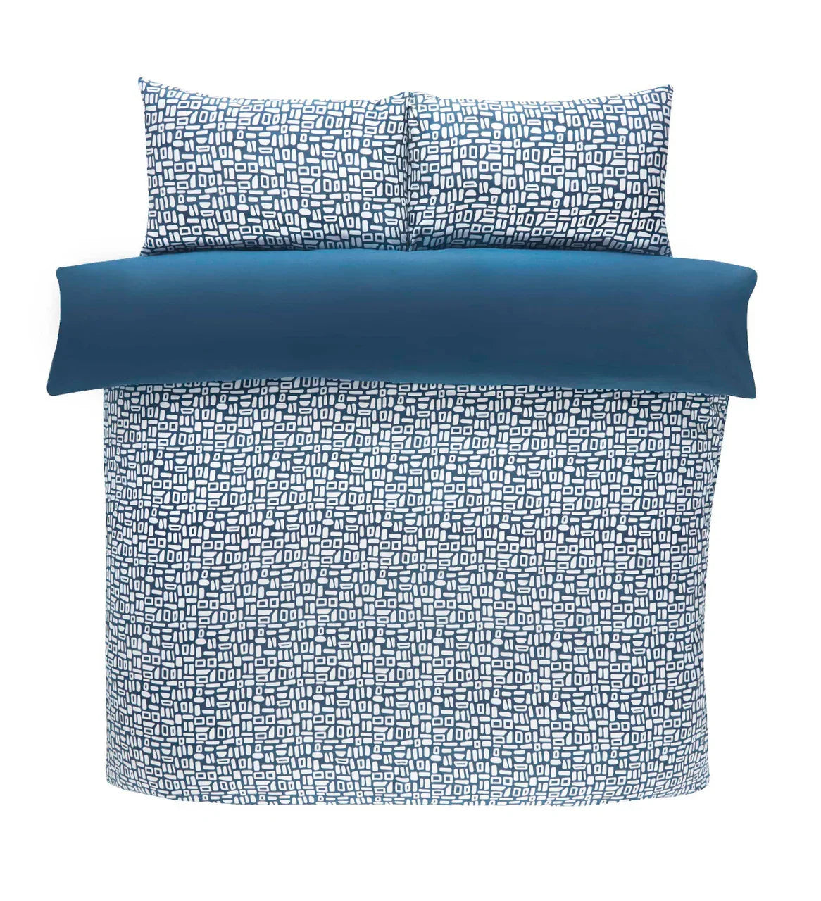 Pebbles Duvet Cover Set - Blue