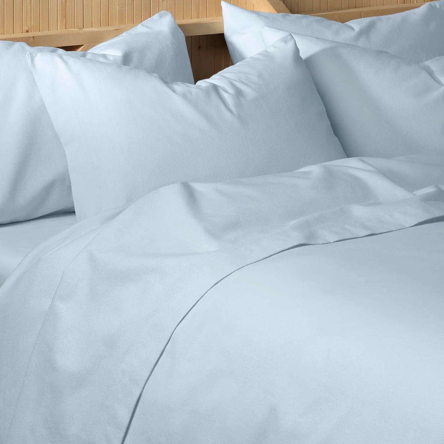 Premium Brushed Cotton Duvet Cover - Blue