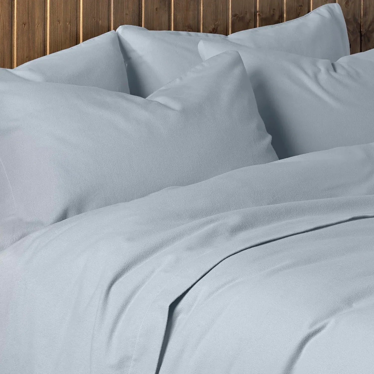 Premium Brushed Cotton Duvet Cover - Grey