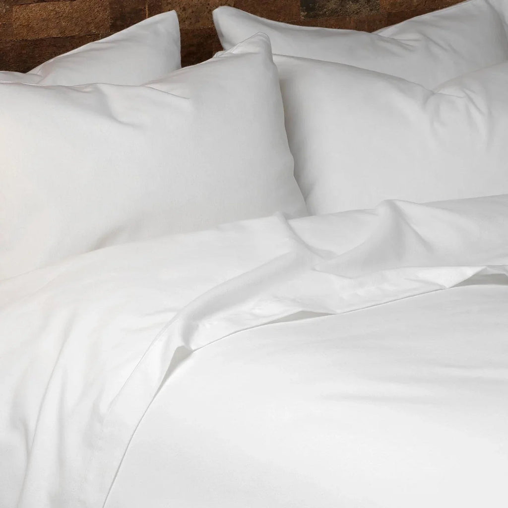 Premium Brushed Cotton Duvet Cover - White