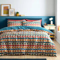 Fusion Rhett Textured Duvet Cover Set - Multi