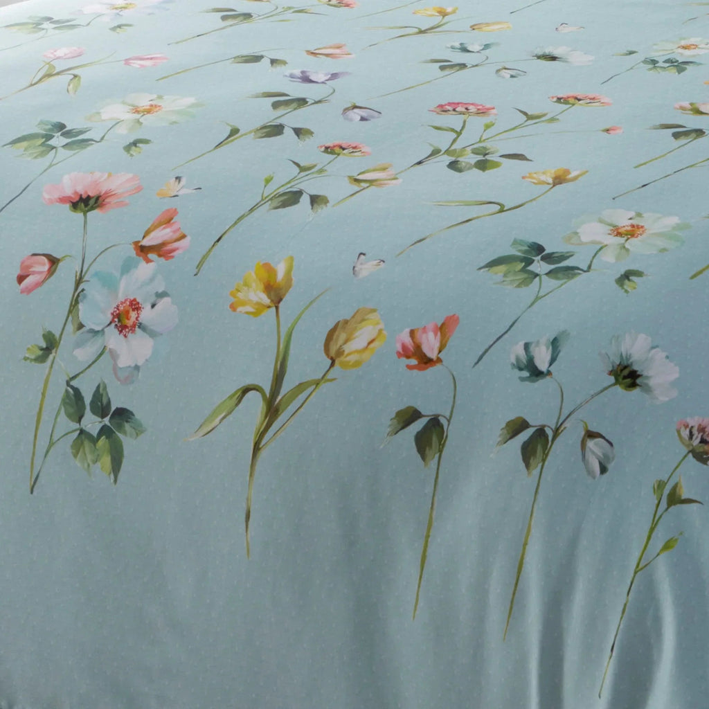 Appletree Heritage Serenity Duvet Cover Set - Duck Egg