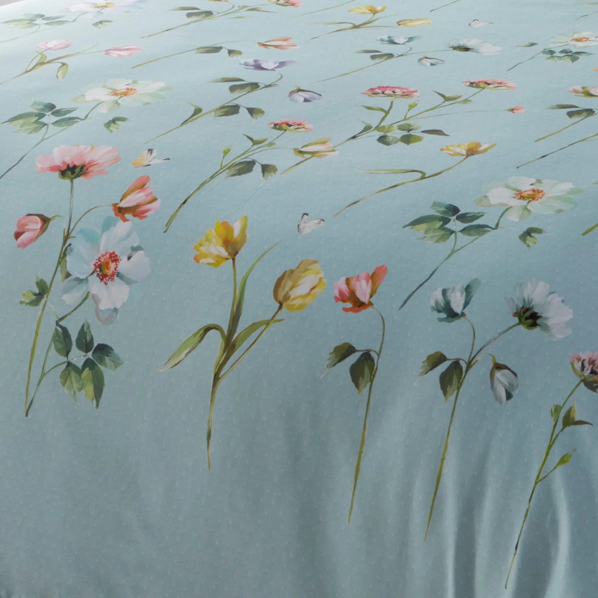 Appletree Heritage Serenity Duvet Cover Set - Duck Egg