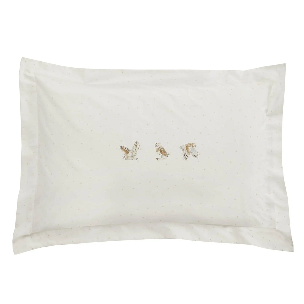 Sophie Allport Snowy Owls Duvet Cover Set - White