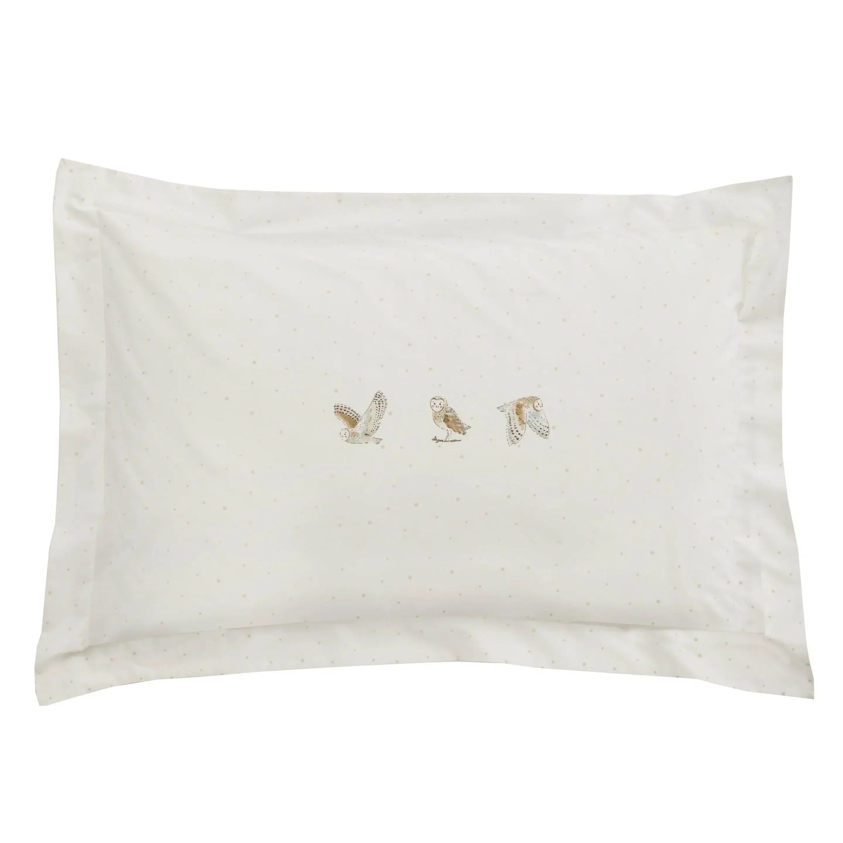 Sophie Allport Snowy Owls Duvet Cover Set - White