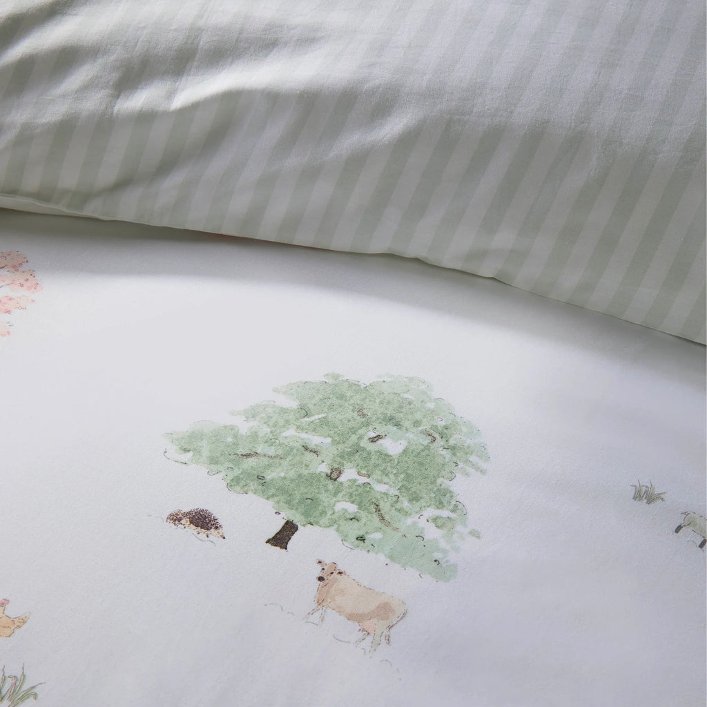 Sophie Allport Spring Cottage Duvet Cover Set - Green
