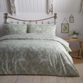 D & D Spring Rabbits Duvet Cover Set - Green