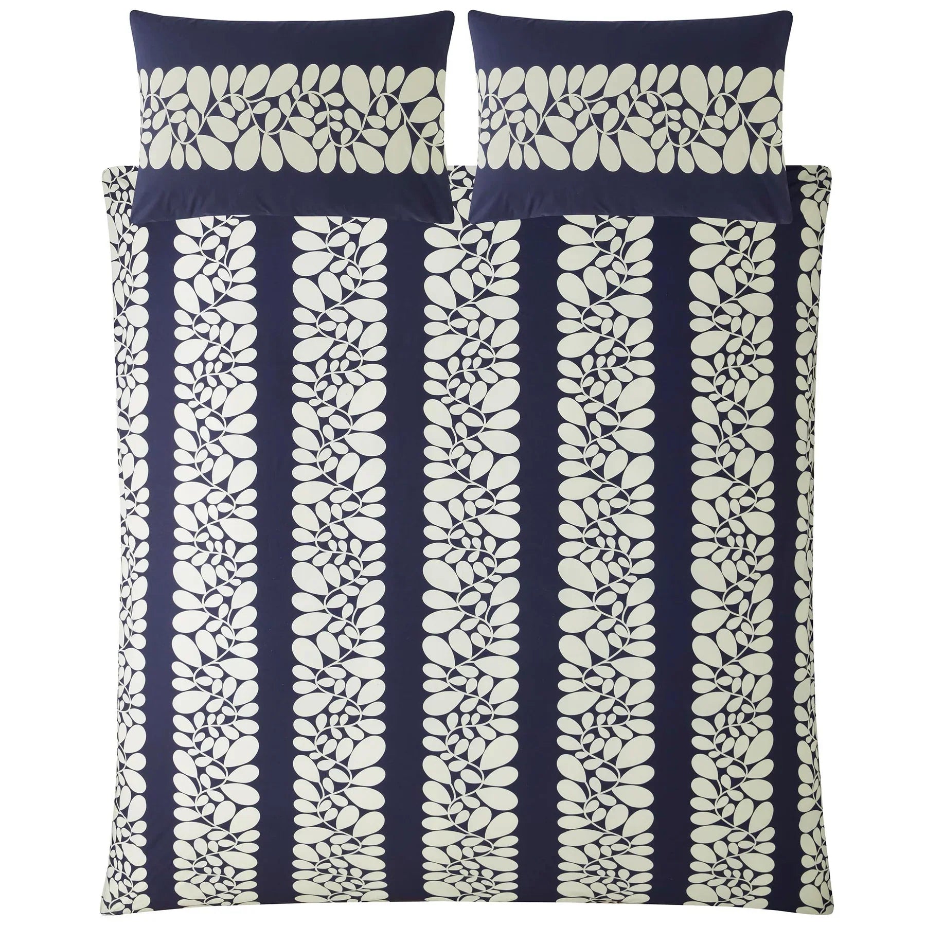 Orla Kiely Sycamore Stripe Duvet Cover Set - Space Blue