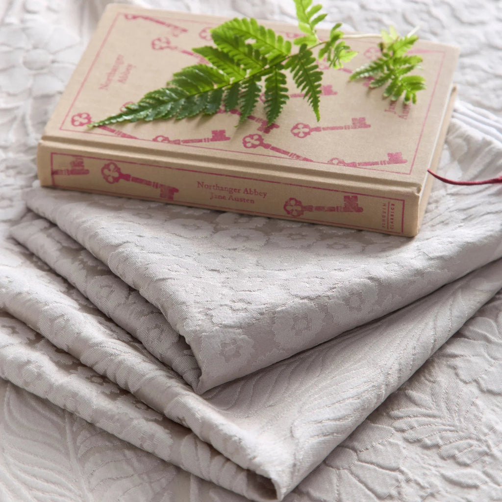 Appletree Toria Jacquard Duvet Cover Set - Stone