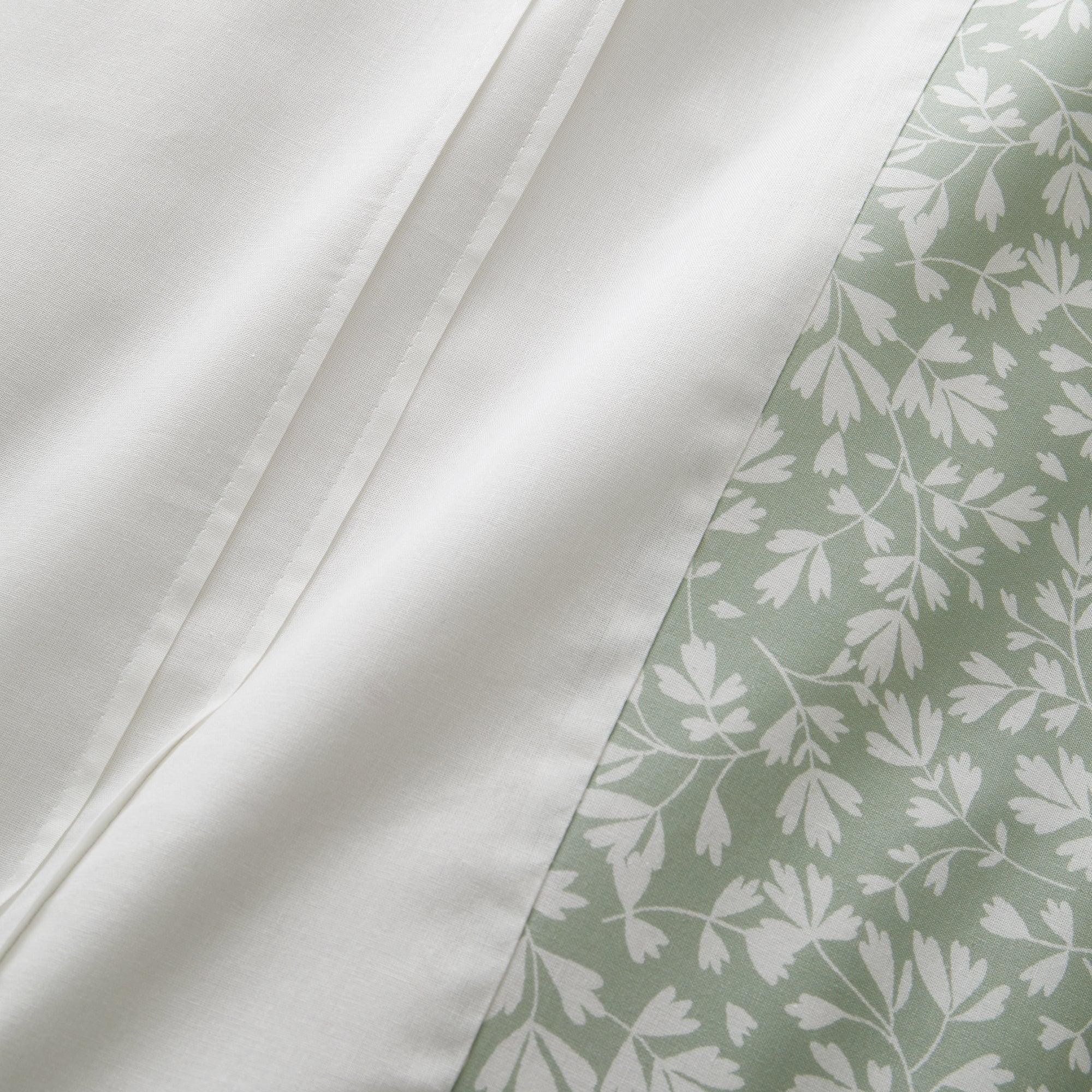 D & D Tess Duvet Cover Set - Green