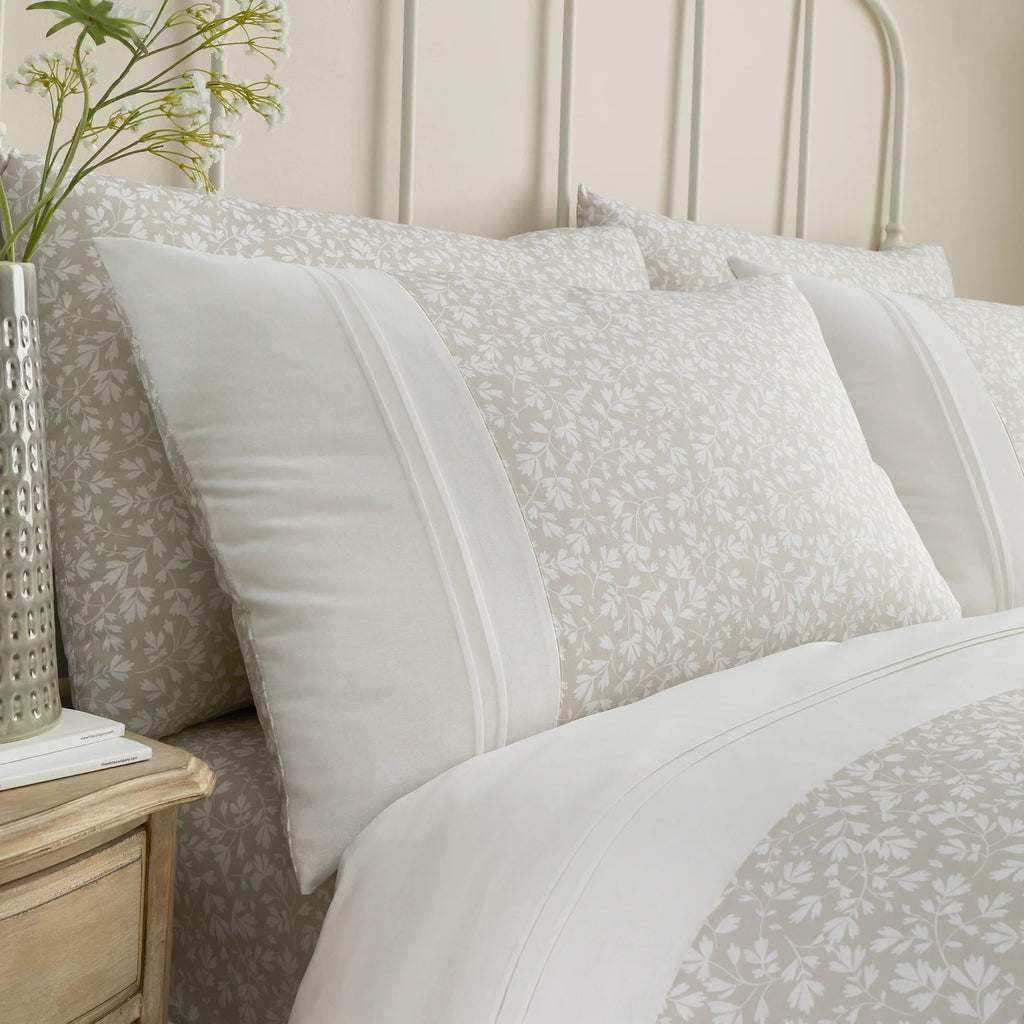 D & D Tess Duvet Cover Set - Natural