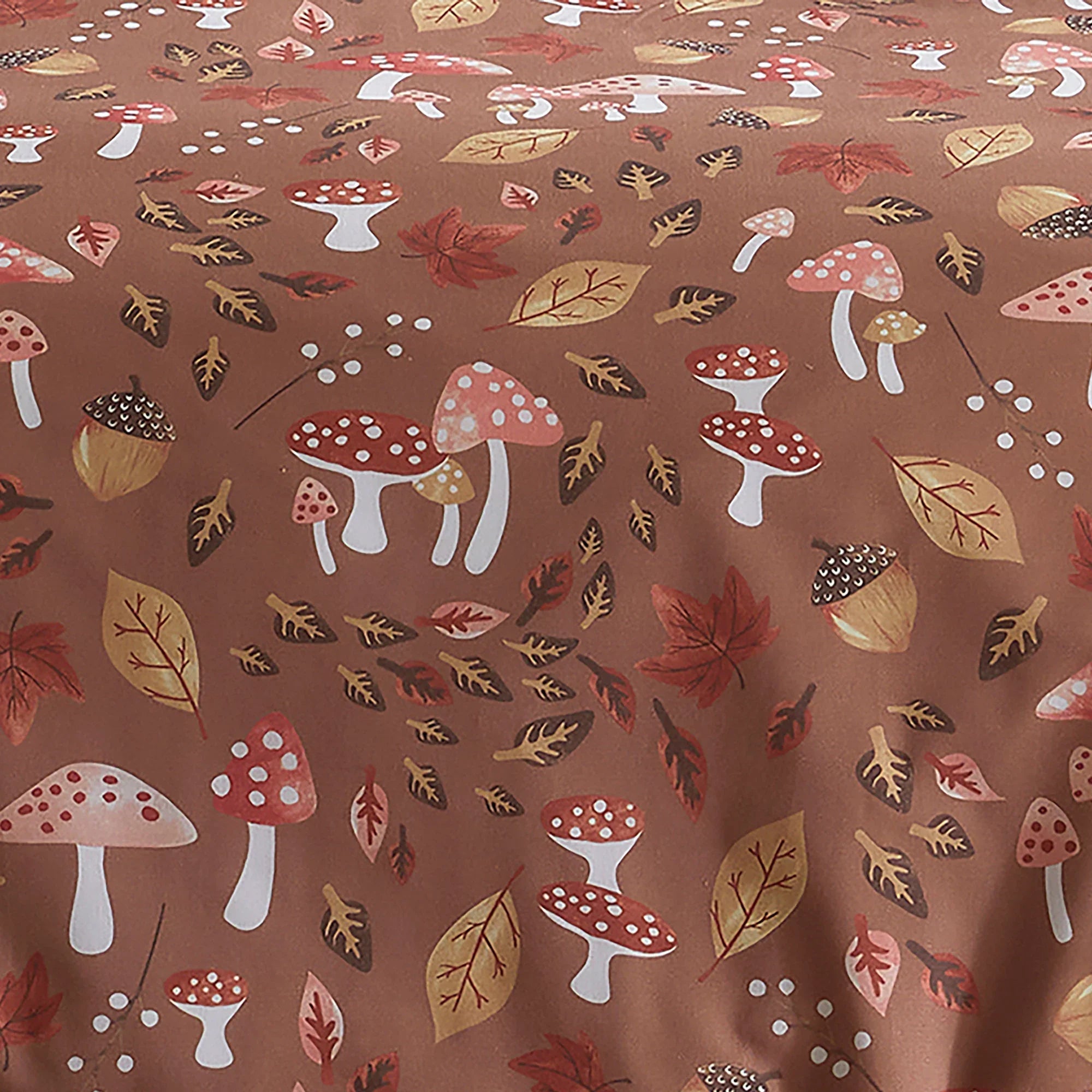 Fusion Woodland Dreams Reversible Duvet Cover Set - Natural