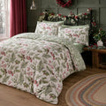D & D Lodge Winter Sprigs Duvet Cover Set - Green