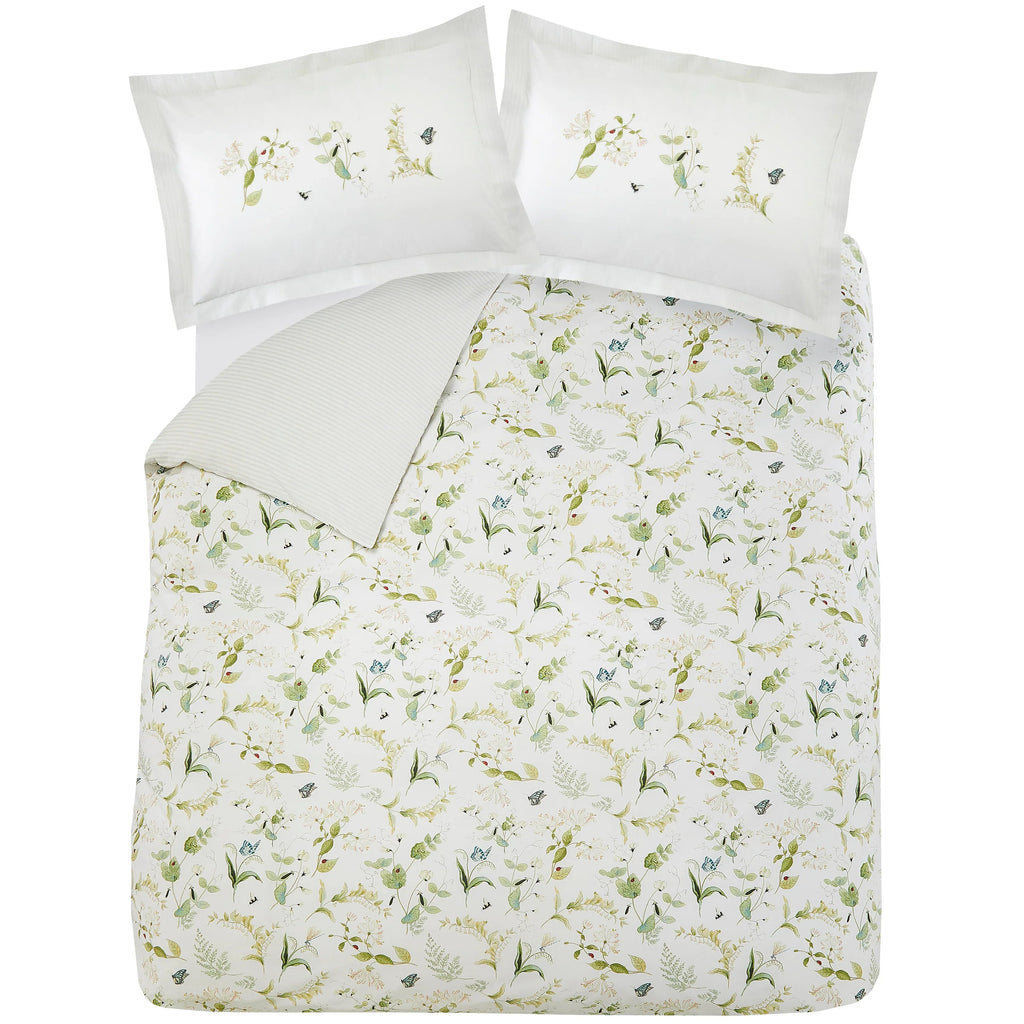 Sophie Allport Wild Floral Duvet Cover Set - Green