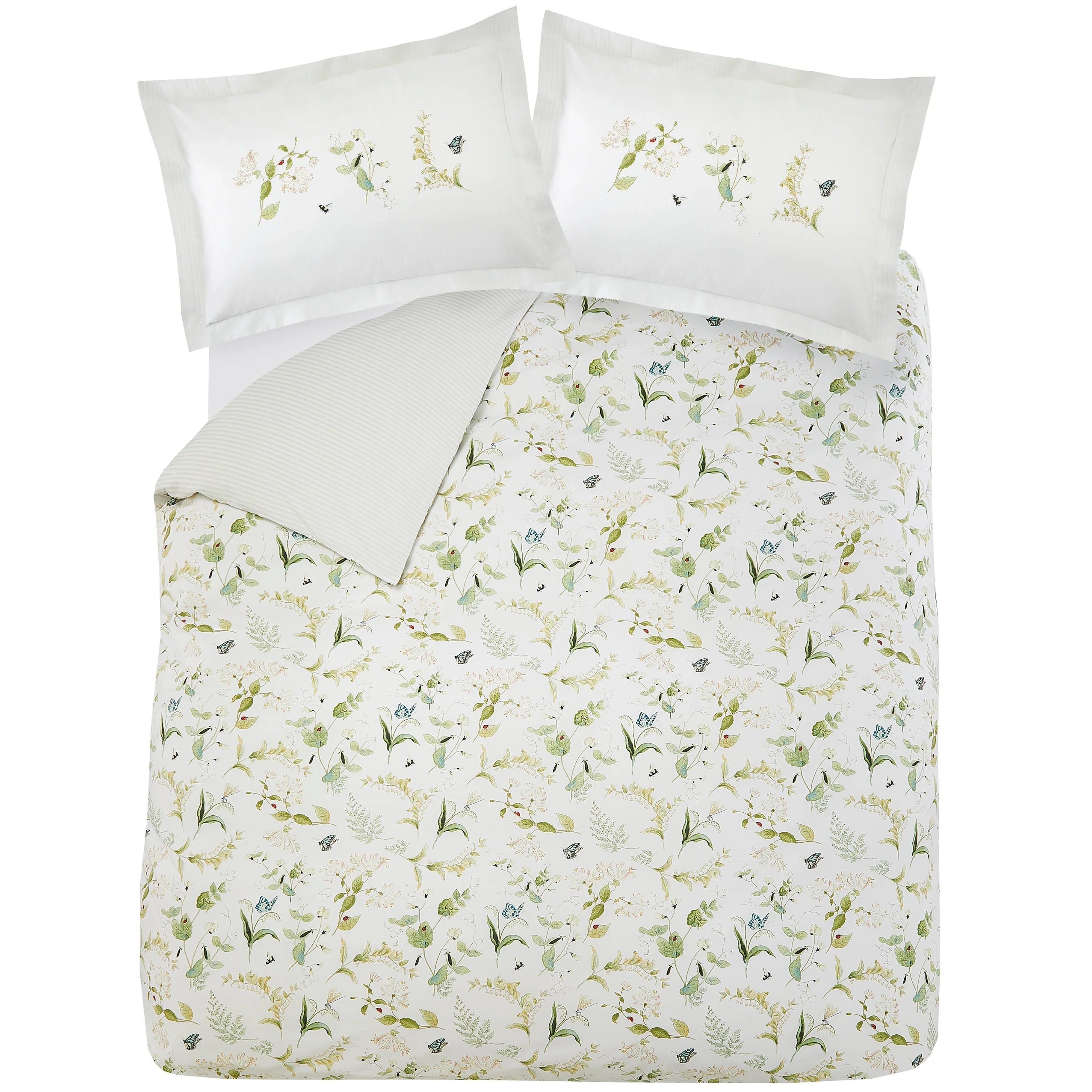 Sophie Allport Wild Floral Duvet Cover Set - Green