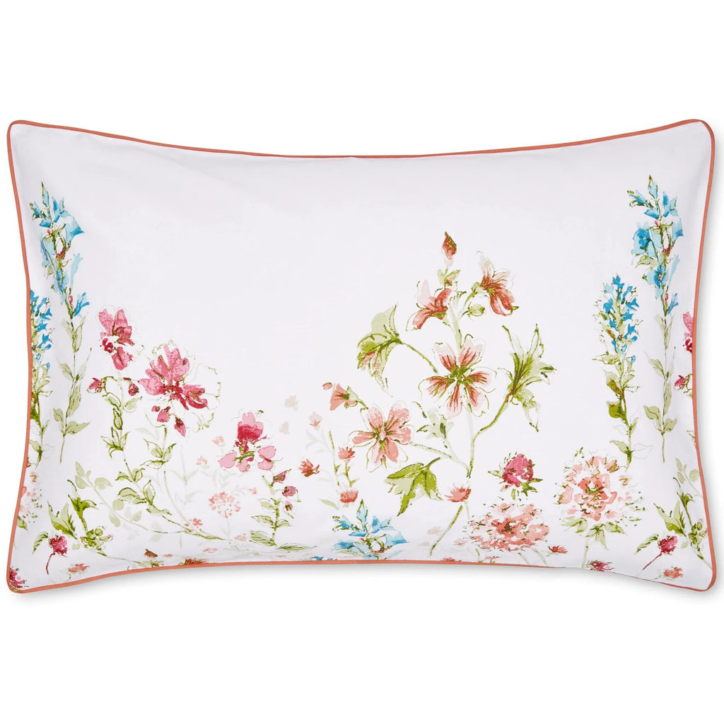 Laura Ashley Wild Meadow Duvet Cover Set - Crimson