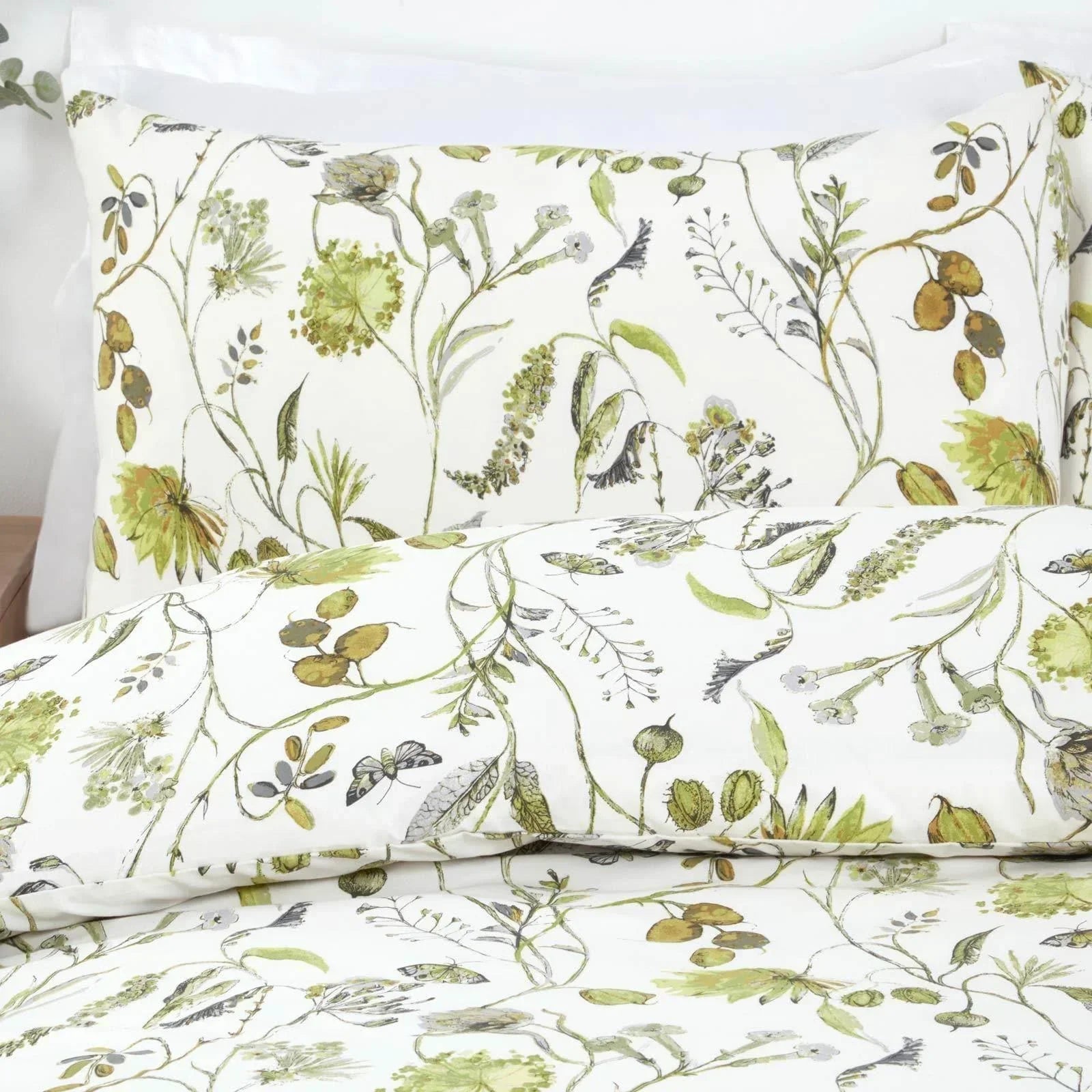 Sundour Grove Duvet Cover Set - Fennel