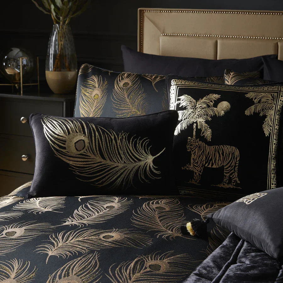 Laurence Llewelyn-Bowen Dandy Duvet Cover Set - Black