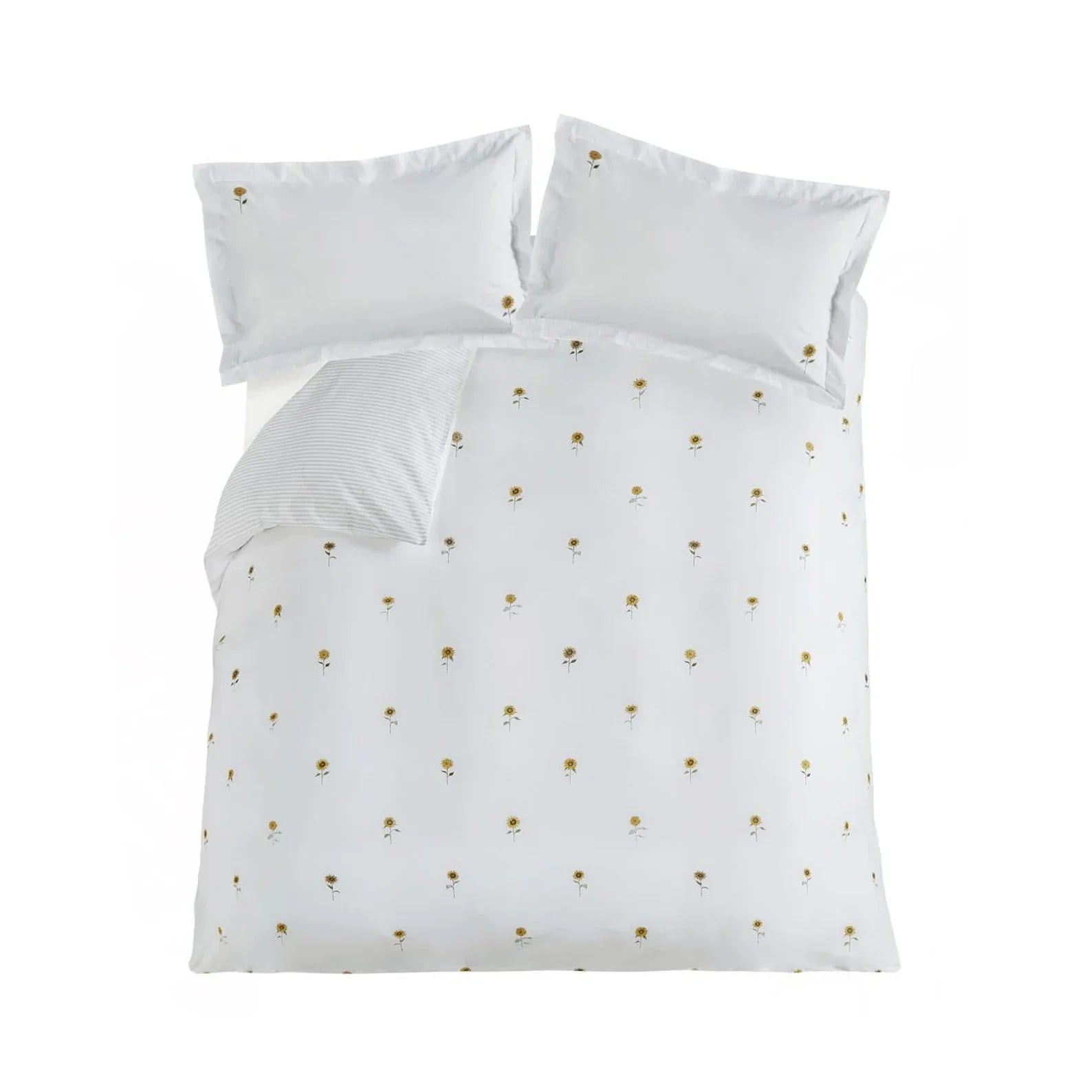 Sophie Allport Sunflowers Duvet Set - White