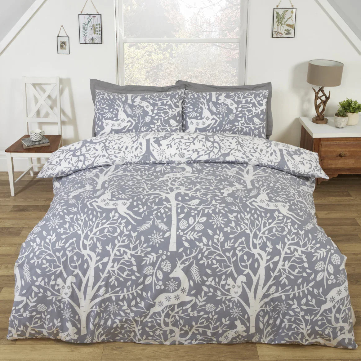 Tatton Grey Duvet Set