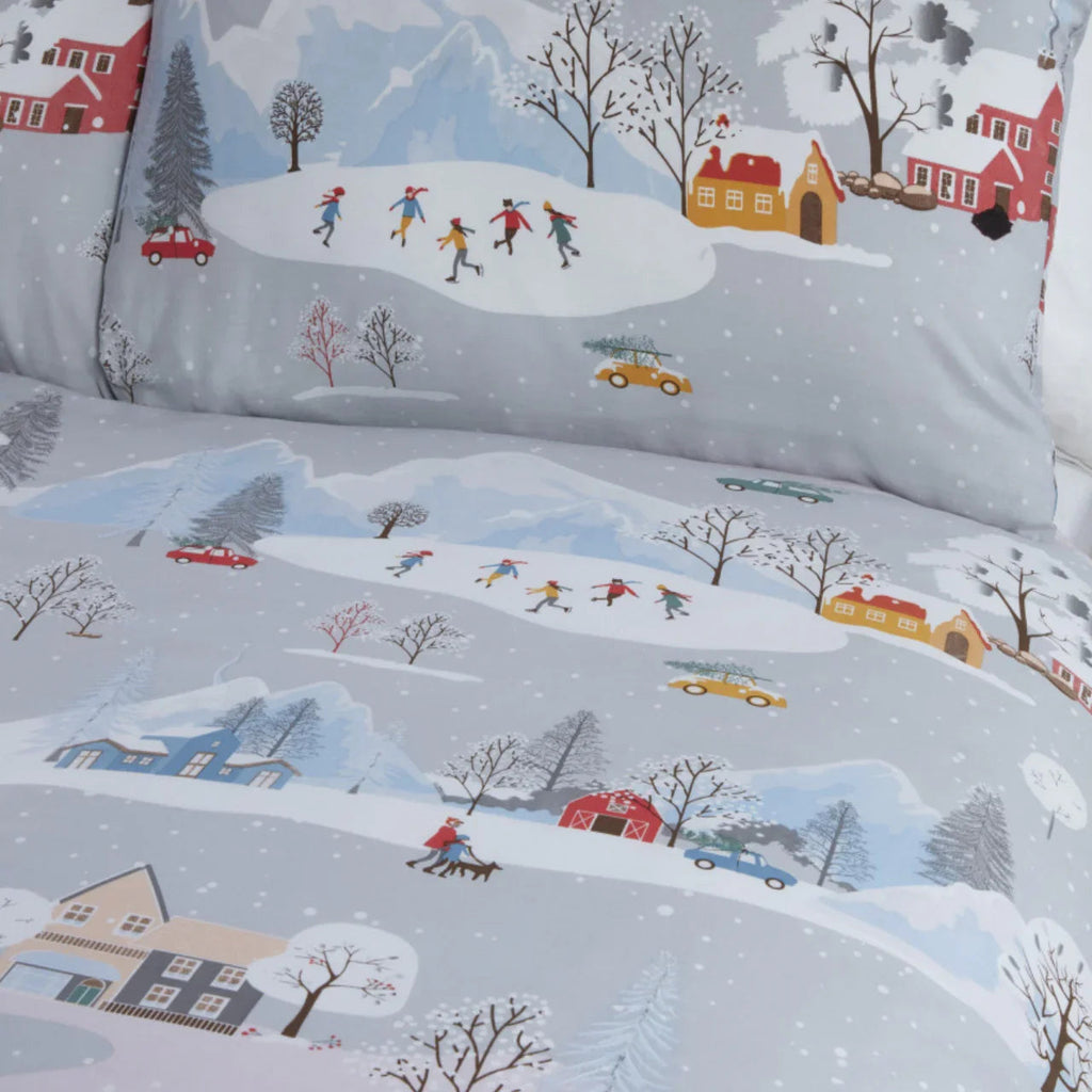 Winter Town Duvet Set