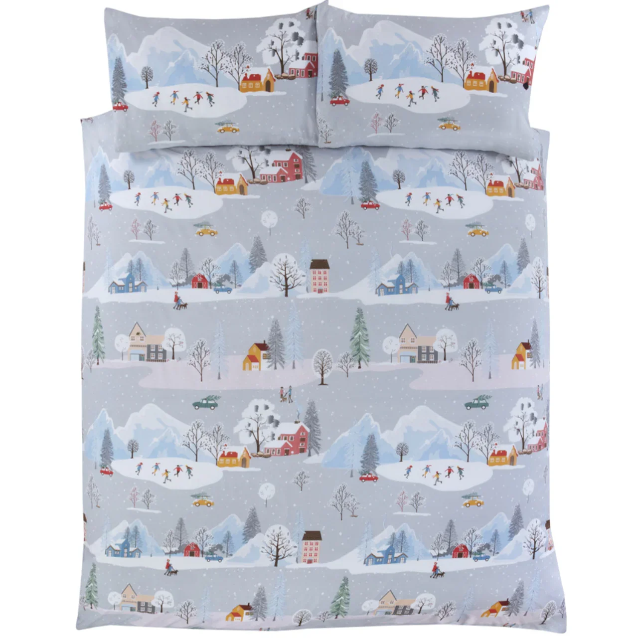 Winter Town Duvet Set