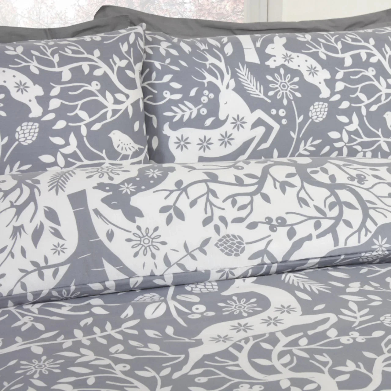 Tatton Grey Duvet Set