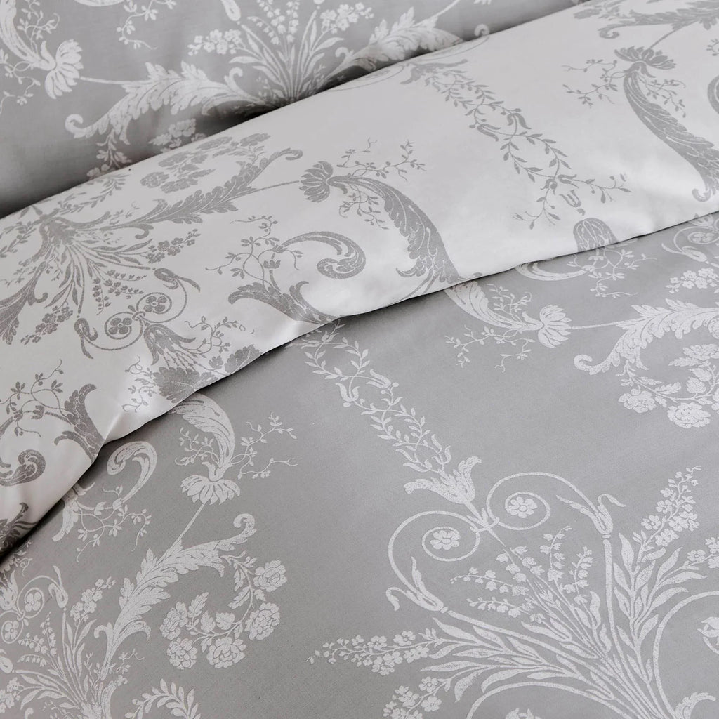 Laura Ashley Josette Duvet Cover Set - Dove Grey