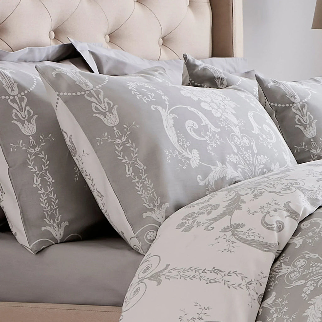 Laura Ashley Josette Duvet Cover Set - Dove Grey