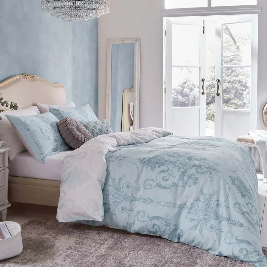 Laura Ashley Josette Duvet Cover Set - Seaspray